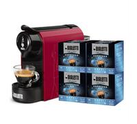 Bialetti - Macchina Da Caffè Espresso Bundle Gioia + 64 Caps-rosso Bialetti