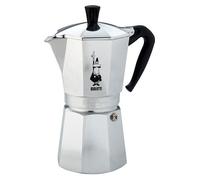 Bialetti Caffettiera Moka Express Alluminio, Argento, Capacità 9 Tazze,8006363011655