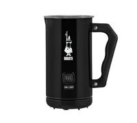 Bialetti Milk Frother Elettrico, Montalatte per Cappuccino, Capacità 150 ml Cappuccino o 300 ml Latte Caldo, Nero