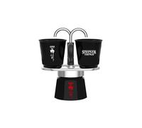 BIALETTI Mini Moka Express 2 Tazze STRANGER THINGS nero