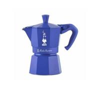 Bialetti Caffettiera 3 tazze Moka Express Blu Collezione Mercato della Frutta
