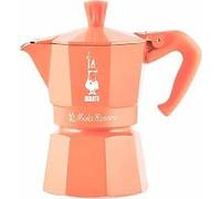Bialetti Caffettiera 3 tazze Moka Express Pesca Collezione Mercato della Frutta