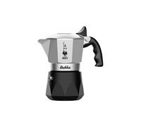 Bialetti Brikka Moka 0,17 L Nero, Acciaio inox