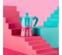 Bialetti Moka Express Squid Game© 6 Tazze, Manico Antiscottatura, Non Adatto all'Induzione, 270ml, Alluminio