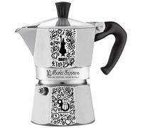 Bialetti - Moka Express 90th Anniversary 0,13 L Nero, Argento, Bianco