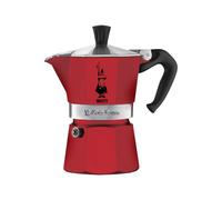 Bialetti Moka Express Moka Rosso Alluminio 3 tazze 1 pz 3-Cup Red 0004942