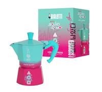 Bialetti Moka Express Squid Game© 3 Tazze, Manico Antiscottatura, Non Adatto all'Induzione, 130ml, Alluminio