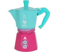 Bialetti Moka Express Squid Game© 6 Tazze, Manico Antiscottatura, Non Adatto all'Induzione, 270ml, Alluminio