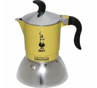BIALETTI FIAMMETTA INDUCTION MOKA 2 TAZZE GIALLA ADATTA ANCHE PIANI INDUZIONE