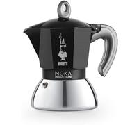 Bialetti Moka Induction 2 Tazze Caffettiera Nera