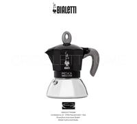 Bialetti Moka Induction Induzione Nera 2 tazze / 100 ml - Rivenditore