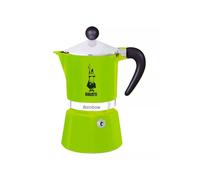Bialetti, Moka Rainbow Verde, 3 Tazze