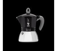BIALETTI MOKAIND2N CAFFETTIERA NEW MOKA INDUZIONE 2 TAZZE NERA - La tradizione del caffè italiano incontra l'innovazione per piani a induzione