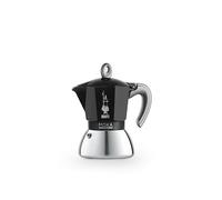 BIALETTI MOKAIND4N CAFFETTIERA NEW MOKA INDUZIONE 4 TAZZE NERA - La tradizione del caffè italiano incontra l'innovazione per piani a induzione