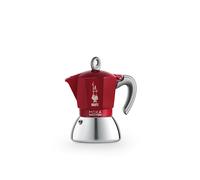 BIALETTI MOKAIND4R CAFFETTIERA NEW MOKA INDUZIONE 4 TAZZE ROSSA - La tradizione del caffè italiano incontra l'innovazione per piani a induzione