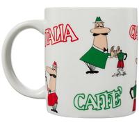 Bialetti Mug Tricolore Omino, Porcellana