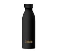 BIALETTI Original | Bottiglia Termica Monogram Omino, Nera, logo Bialetti Oro 500 ml