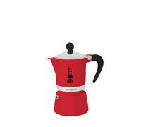 Bialetti Rainbow Caffettiera Colorata Alluminio Rosso 3 Tazze