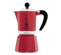 Bialetti Rainbow Caffettiera moka Nera, Rossa, Acciaio inossidabile - Nouvo