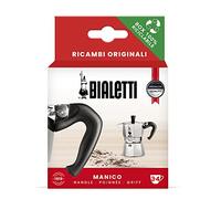 Bialetti Ricambi, Include 1 Manico con Spinotto, Compatibile con Moka Express Bialetti 3/4 tazze