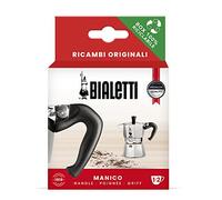 Bialetti Ricambi, Include 1 Manico con Spinotto, Compatibile con Moka Express e Elettrika (1/2 Tazze)
