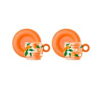 Bialetti Set 2 Tazzine Arance