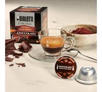 BIALETTI SET 2 TAZZINE CAFFÈ 75 ML CON PIATTINO IN VETRO TRASPARENTE