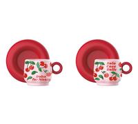Bialetti Set 2 Tazzine Ciliegie
