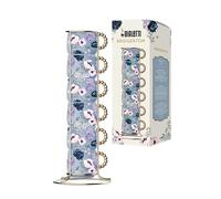 Bialetti 6 tazzine da caffè impilabili Bridgerton Special Edition Netflix