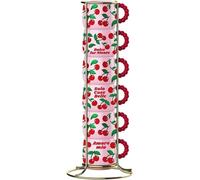 BIALETTI set 6 tazzine impilabili MERCATO DELLA FRUTTA PFRUIT007, ediz. limitata