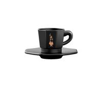 BIALETTI Set da 4 tazzine da espresso nero/rame nero