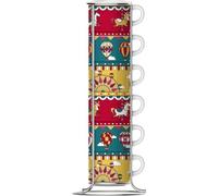 BIALETTI WONDERLAND 6 TAZZINE IMPILABILI + STAND WINTER GIFT NATALE 2024