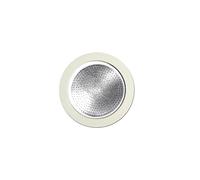 Bialetti Set Ricambi 3 Guarnizioni Con 1 Filtro Per Moka, 4 Tazze, Alluminio, Bianco