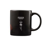 Bialetti Tazza in Ceramica Stranger Things, Termo sensibile, cambia colore con il calore, No Lavastoviglie, 300 ml, Nero