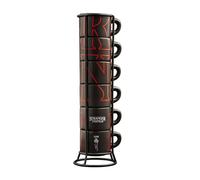 BIALETTI STRANGER THINGS SET 6 TAZZINE IMPILABILI