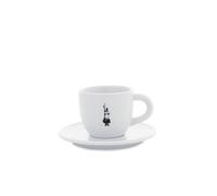 Bialetti Tazza Da Cappuccino In Porcellana Con Piattino Omino
