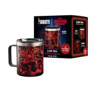 Bialetti Tazza Termica con Manico Stranger Things, si illumina al buio, perfetta tenuta della temperetura, no Lavastoviglie, capienza 420 ml