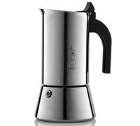 Bialetti Venus Caffettiera in Acciaio Inox, Adatta all'Induzione, Inossidabile, Argento, 10 Tazze