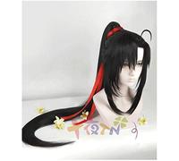 Biamoxer 7 stili Grandmaster of Demonic Cultivation Wei Wuxian in stile nero parrucca per capelli lunghi Cosplay Fascia rossa stile COS gratis 1