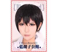 Biamoxer Anime Haikyuu !! Parrucca da costume da pallavolo Tobio Kageyama corta nera Cosplay Parrucche resistenti al calore Taglia unica