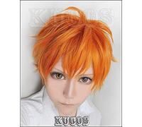 Biamoxer Anime Haikyuu !! Parrucche Cosplay per pallavolo Shoyo Hinata Syouyou Parrucca corta per cosplay arancione taglia unica
