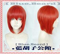 Biamoxer the Ancient Magus 'Bride Chise Hatori Parrucca di capelli arancioni Parrucca corta in costume anime Cosplay Resistente al calore Taglia unica