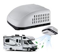 Bianca,115V,Generic Condizionatore D'aria Per Camper Da Tetto Basso Rumore Climatizzatore Da Parcheggio Da 115V/220V Per Minivan Condizionatore Per Camper Camion E Veicolo