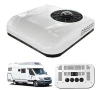 Bianca,12V,Generic Condizionatore D'aria Per Camper 12V/24V Leggero Portatile Condizionatore D'aria Per Tetto Camper Durevole Aria Condizionata Da Parcheggio Per Auto Camper