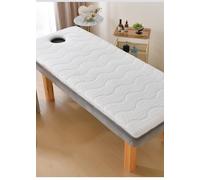 Bianca,180 * 60 * 4cm,Matraccio Spesso con Cinghie angolari Antiscivolo, Comodo Cuscino da Tavolo da Massaggio, Cuscino da Letto Spa o facciale per Estensioni delle Ciglia e Uso del Salone