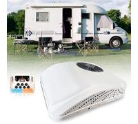 Bianca,72V,Generic Condizionatore D'aria Per Camper CC Condizionatore D'aria Per Tetto Camper Con Funzioni Raffreddamento E Riscaldamento Aria Condizionata Da Parcheggio Per Auto Camper