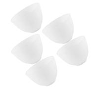 Bianca Ciotola per Maschera Viso 5 Pezzi, in Silicone | Polveri e Maschere di Argilla, Uso Domestico per Routine Skincare, Pratica e Portatile
