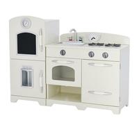 Bianca Cucina per Bambini Legno Gioco Giocattolo Imitazione TeamsonKidsTD-11413W