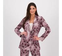 Bianca Della Torre Blazer in velluto a 1 bottone con collo rever