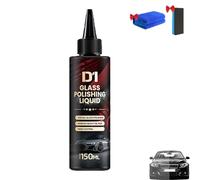 Bianca Glass Polishing Liquid D1, Bomini Car Glass Polishing Compound Windshield Cleaner Glasses Oil Film Remover, Waterspot Oil Film Remover, Anti-Fog Hydrophobic Coating Spray (1 pc)